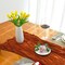 Artificial Tulips 20 Stems Yellow PU Faux Flowers for Thanksgiving and Christmas (Yellow) 8"D x 14"W x 6"H